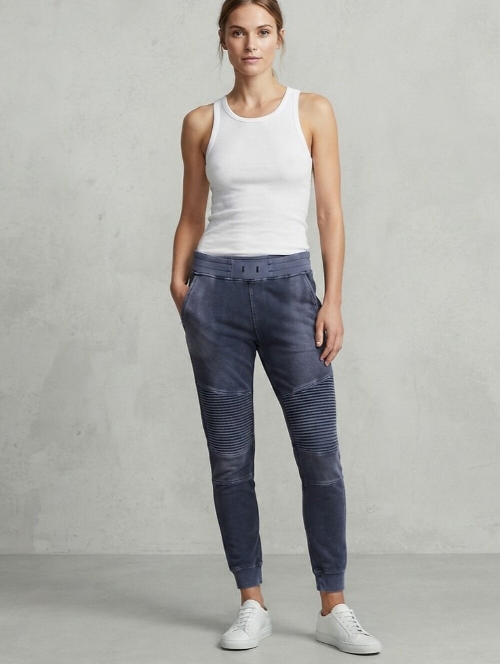 COTTON Citizen Moto Jogger Pants In Navy Size Small